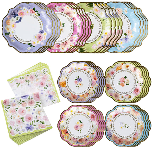 Tea Time Party 16 Guests Party Tableware Set