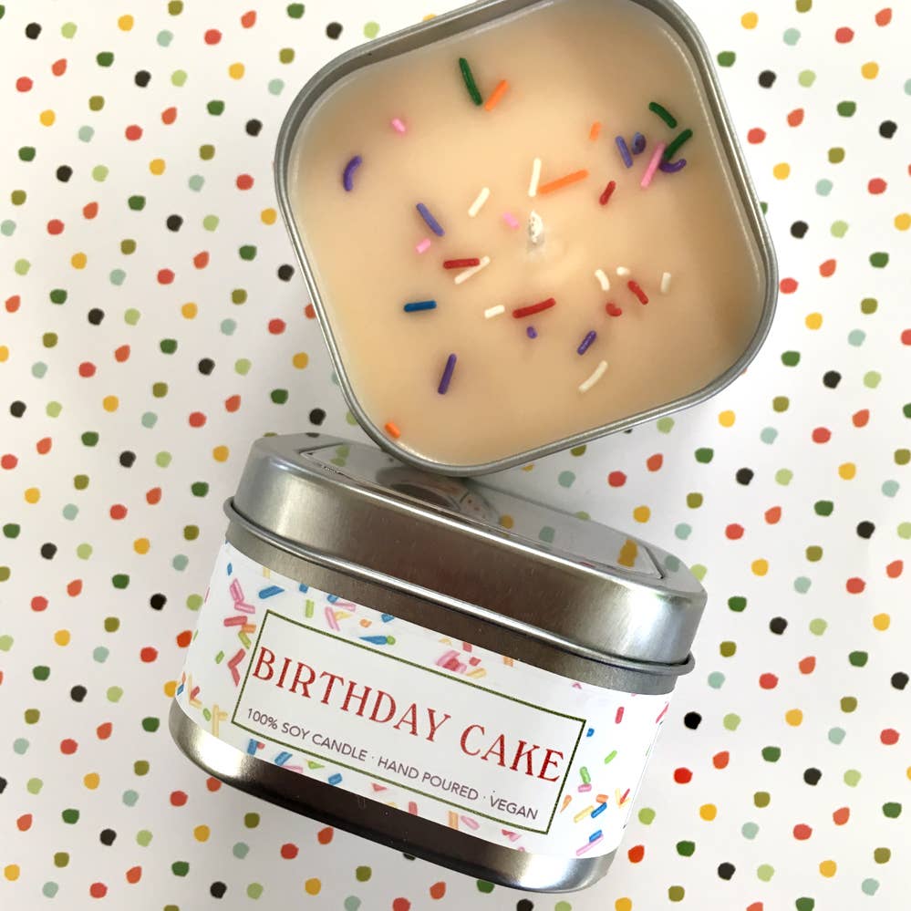 Birthday Cake Soy Candle Large