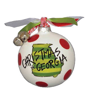 Georgia State Christmas Ornament