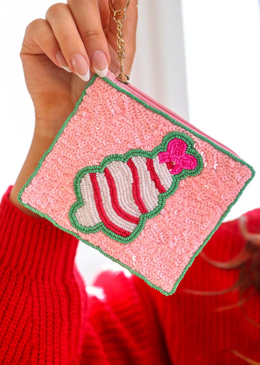 Bow Christmas Treat Coin Purse