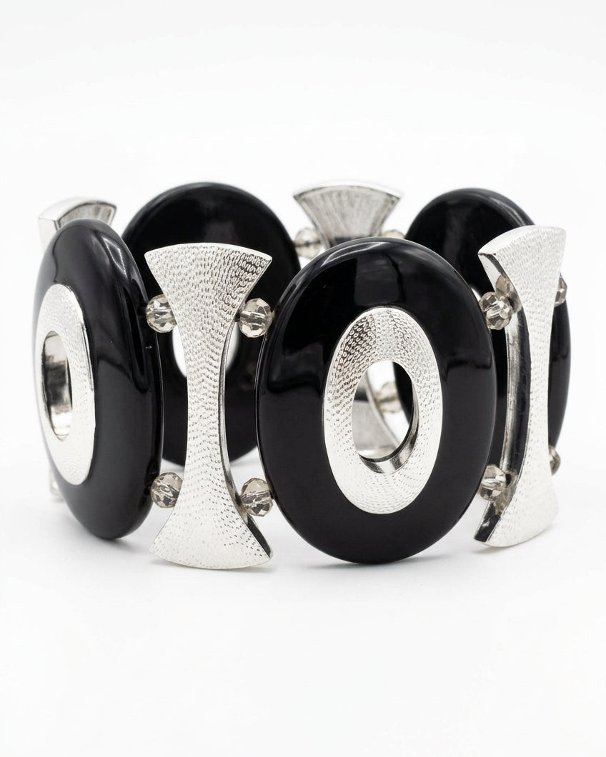 Eclipse Geometric Chunky Statement Bracelet