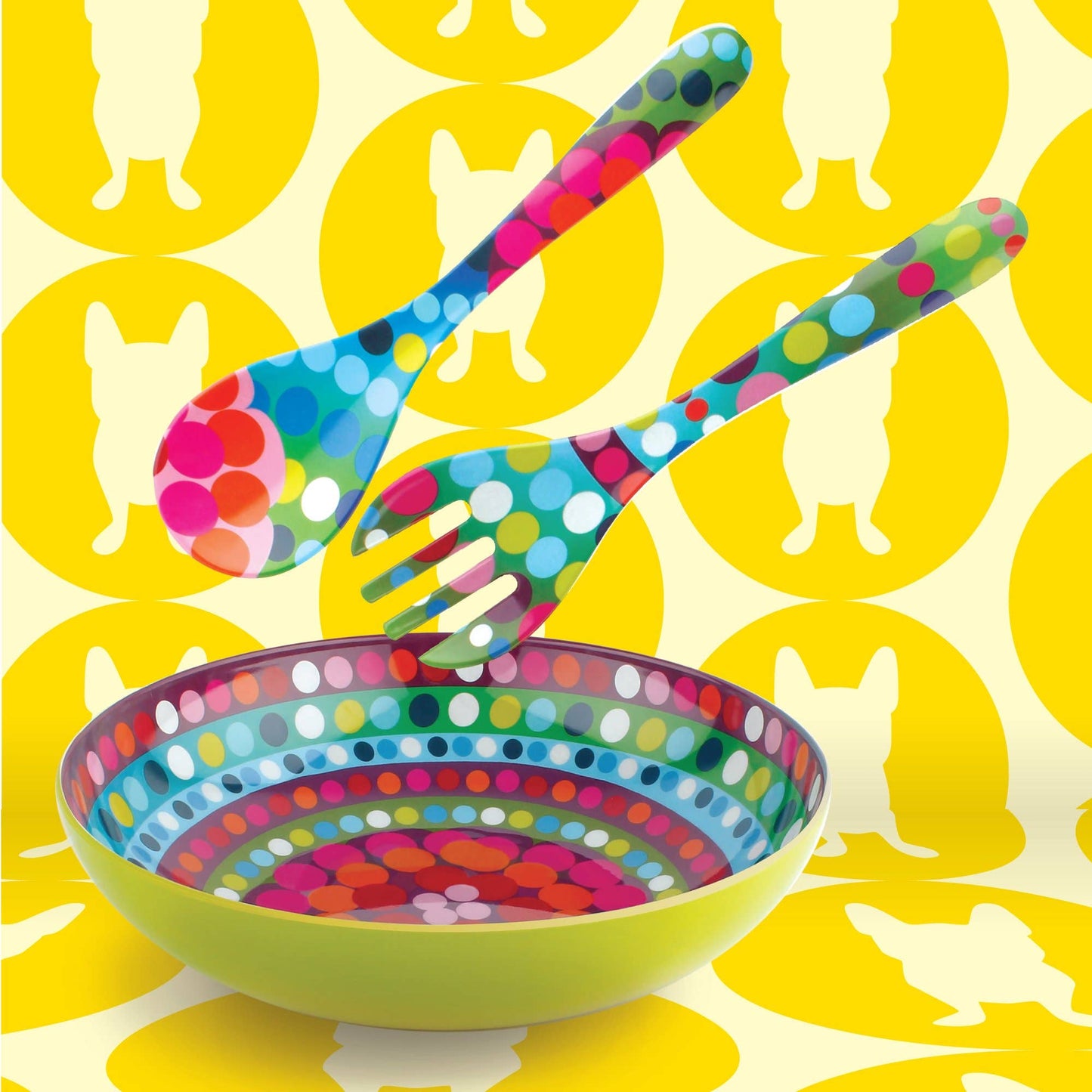 French Bull Bindi Salad Server Set