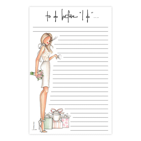 "Goldie" To Do Before I Do Notepad