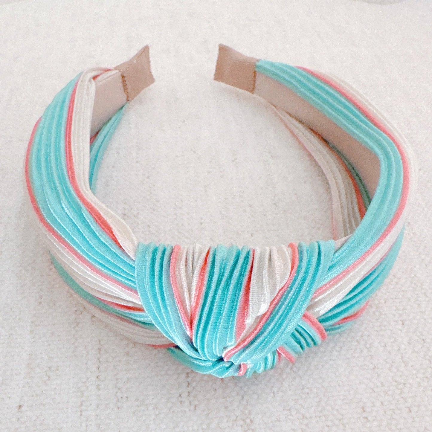 Mint Pleated Headband