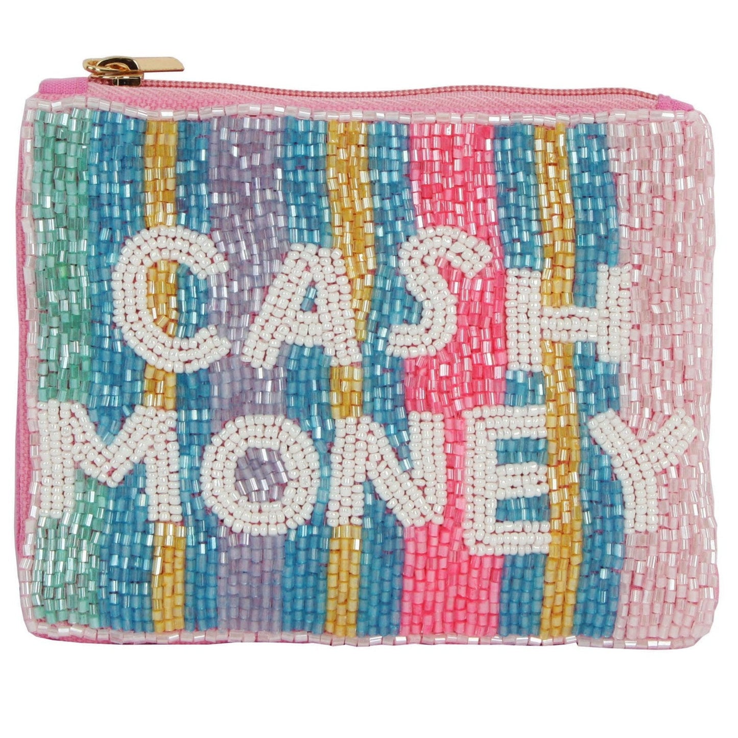 Beaded Cash Money Coin Purse