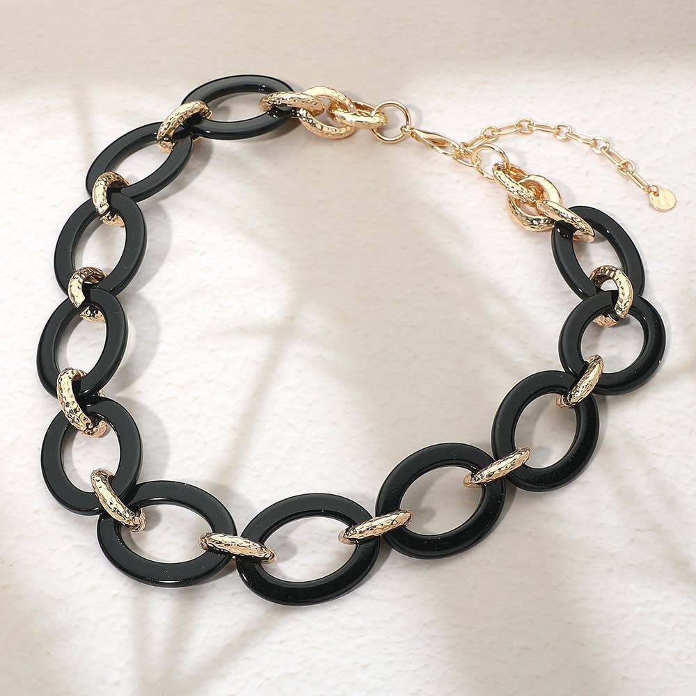 Chunky Link Statement Necklace