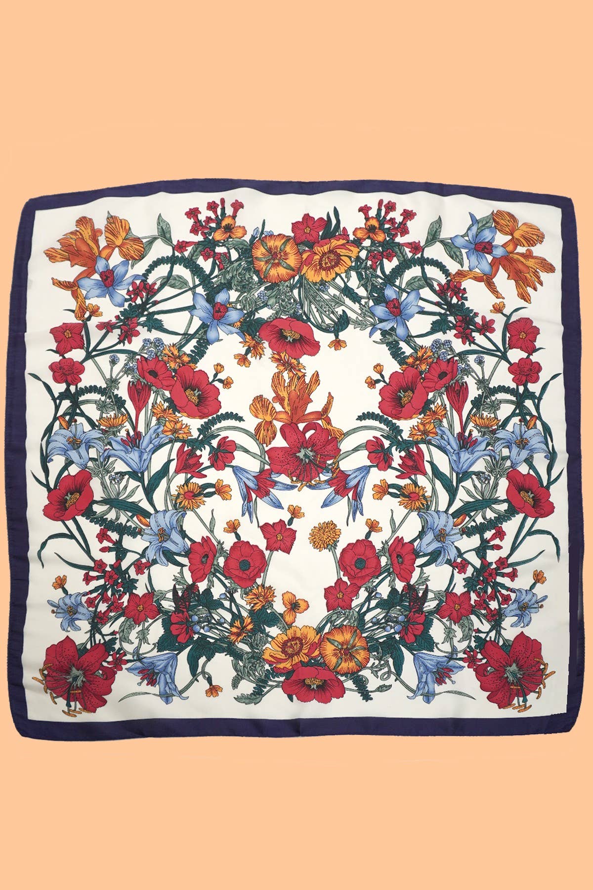 Large Print Floral Bandana Scarfs