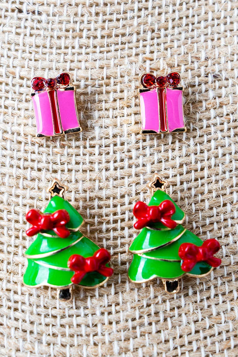 Under The Tree Earrings 2 Pair Set