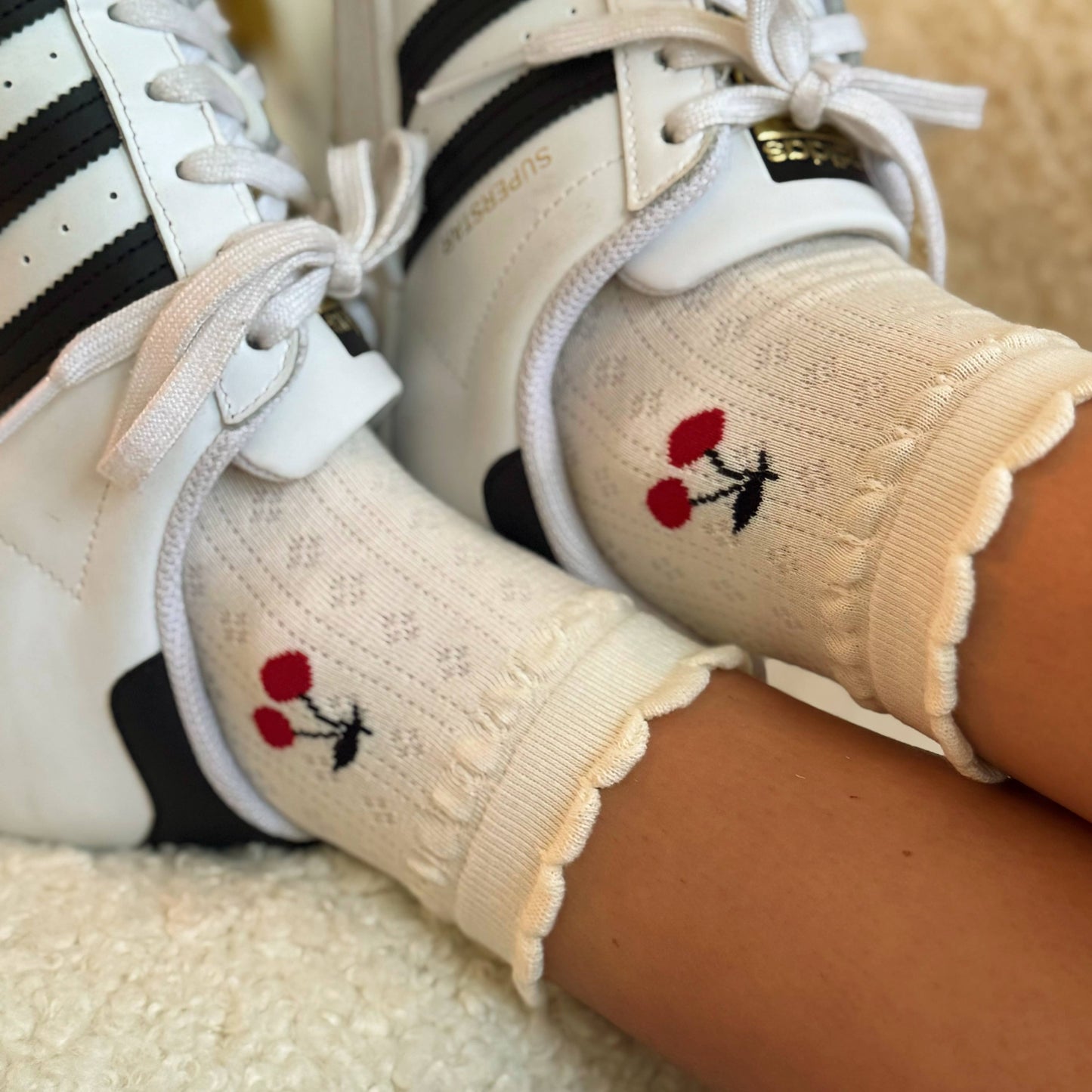 Cherries All Over Sock Set Of 2