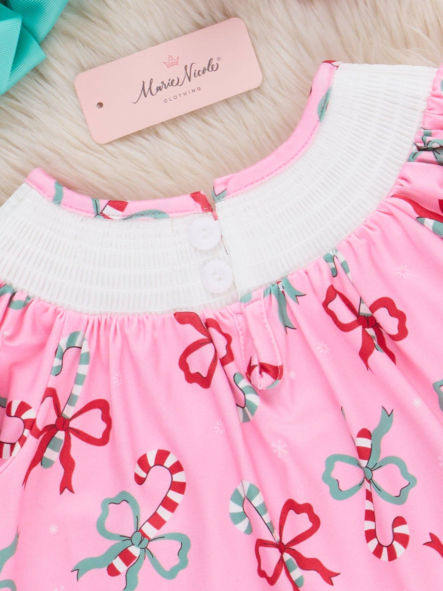 Christmas Sweet Tooth Smocked Dress