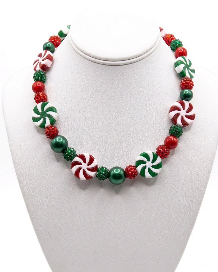 The Sweet Sentiments Peppermint Starlight Collar Necklace
