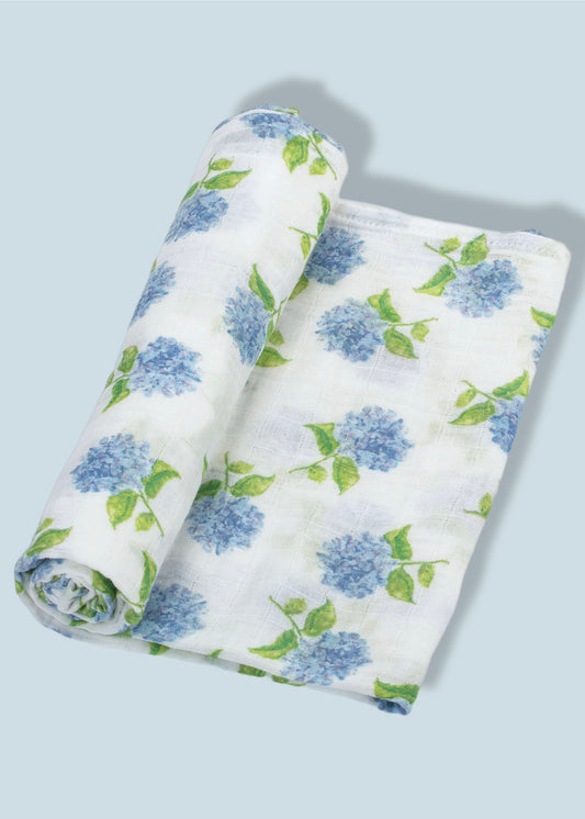 You Had Me At Hydrangea Baby Muslin Swaddle Blanket