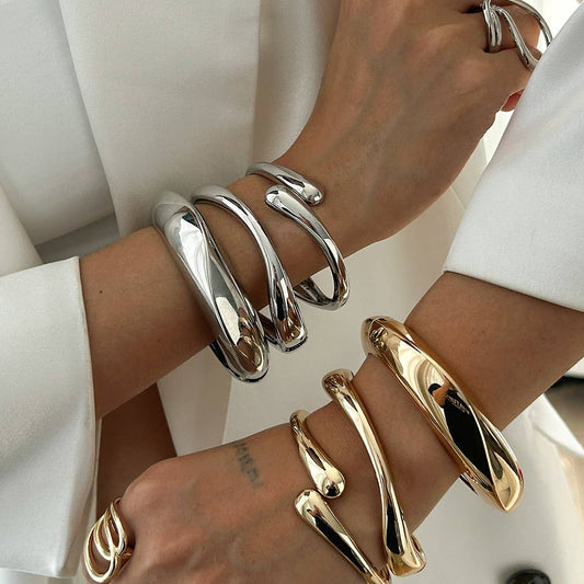 Teardrop Cuff Bangle