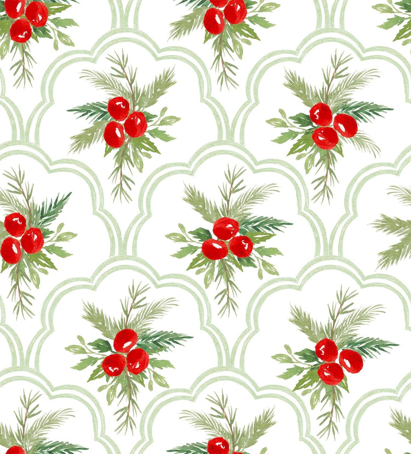 Limited Edition Scalloped Christmas Berries- Prosecco Collection