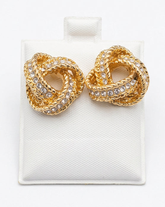 The Parisian Heritage Rope & Pavé Knot Studs