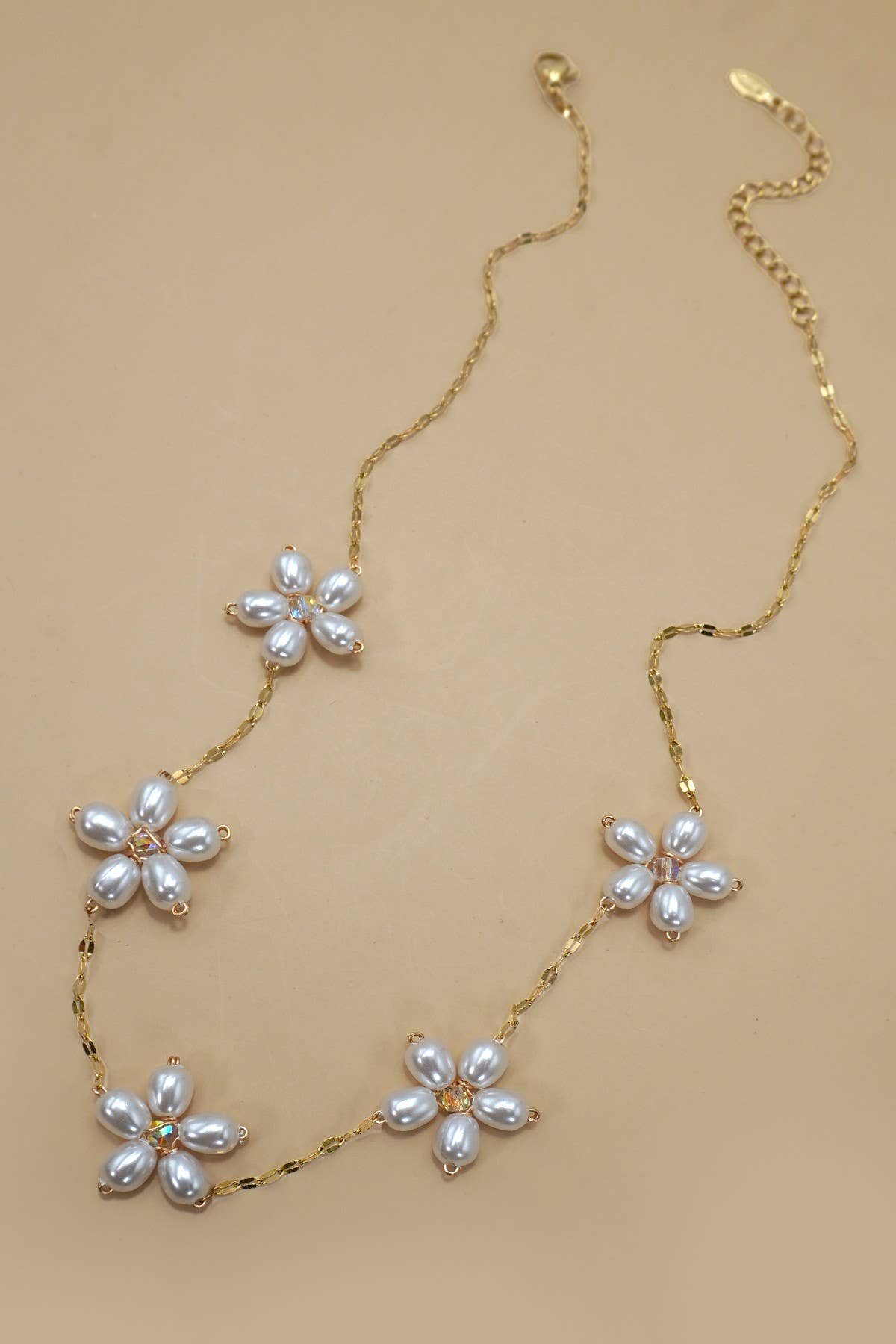 Pearl Flower Gold ecklace