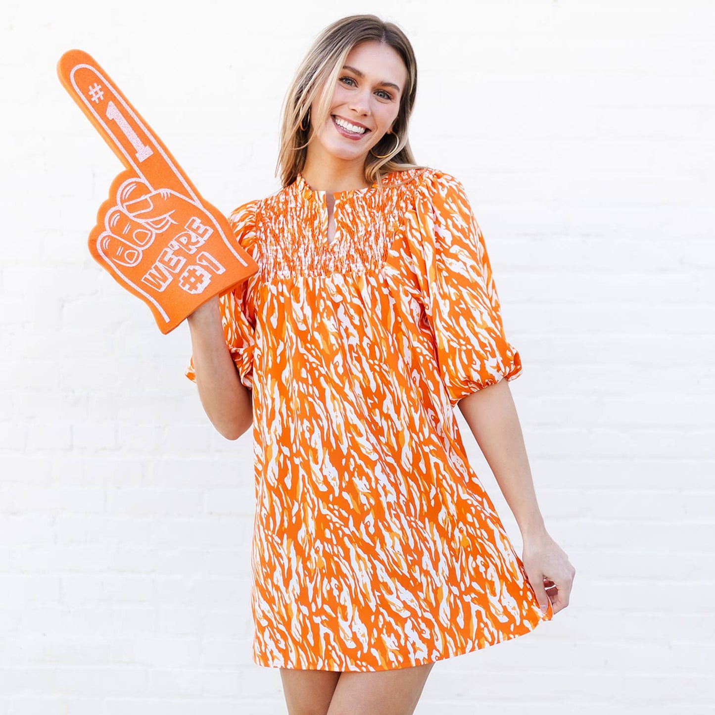 Amelia Tiger Tail Dress