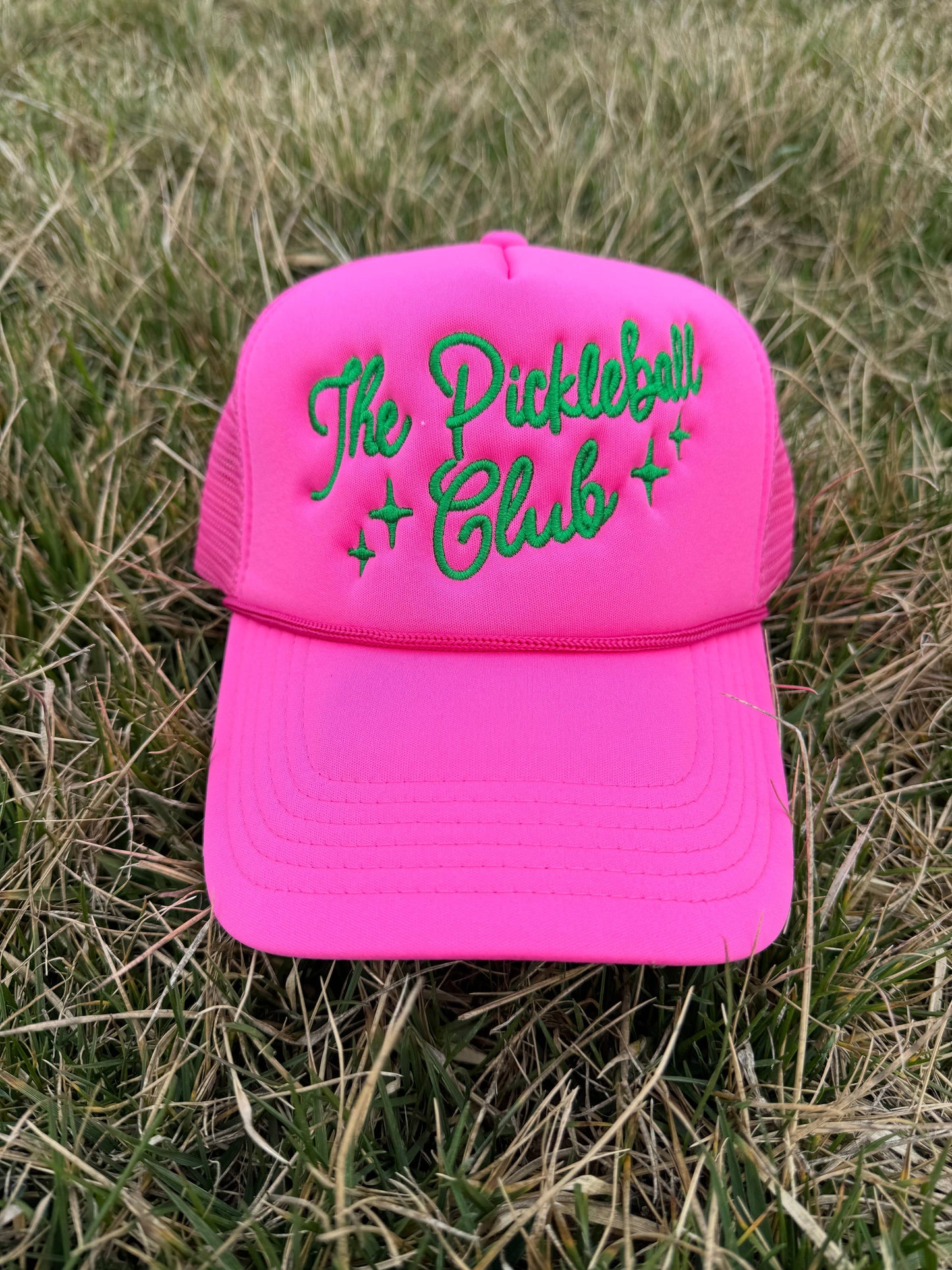 The Pickleball Club Pink Trucker Hat