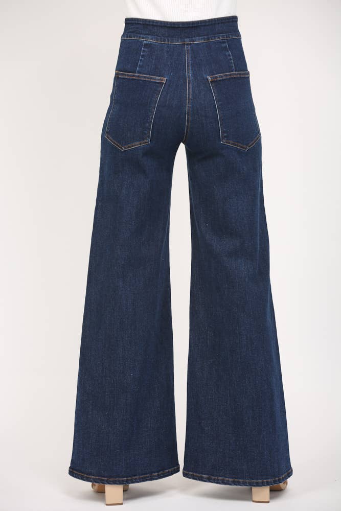 High Waisted Wide Leg Jeans