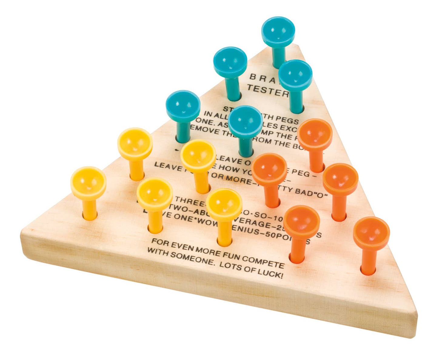 Neato! Classic Wooden Retro Peg Game, Travel Size