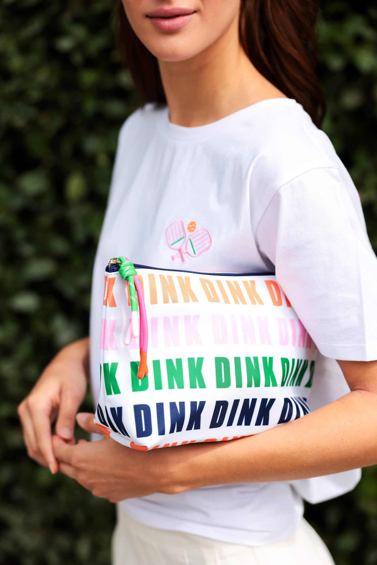 "DINK DINK DINK"Large Zip Pouch