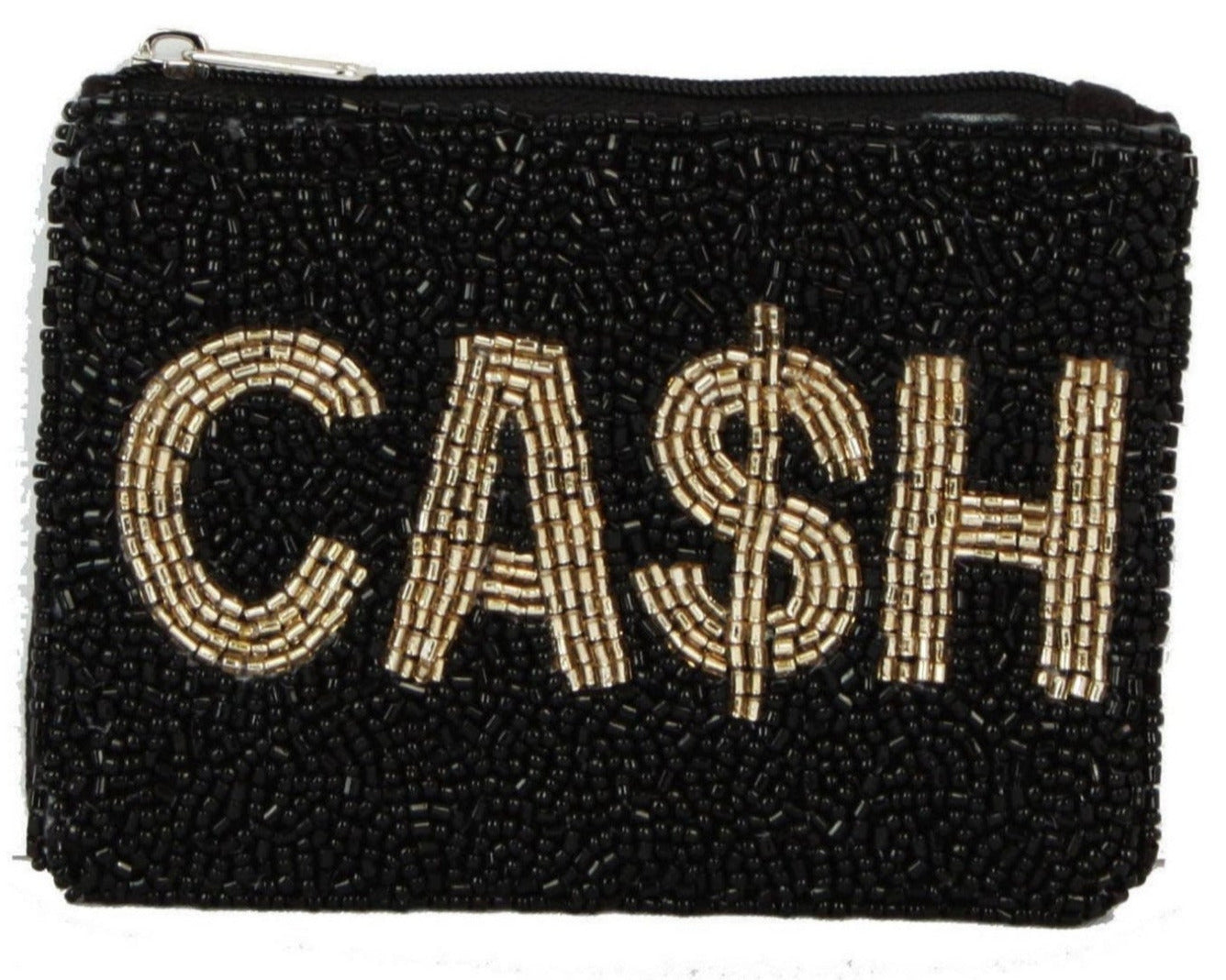 Festive Beaded Cash Coin Purse