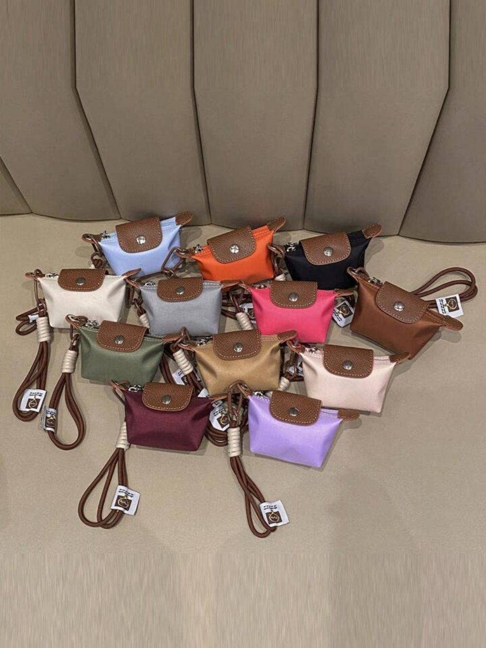 Nylon Mini Coin Pouch/Bag Charm