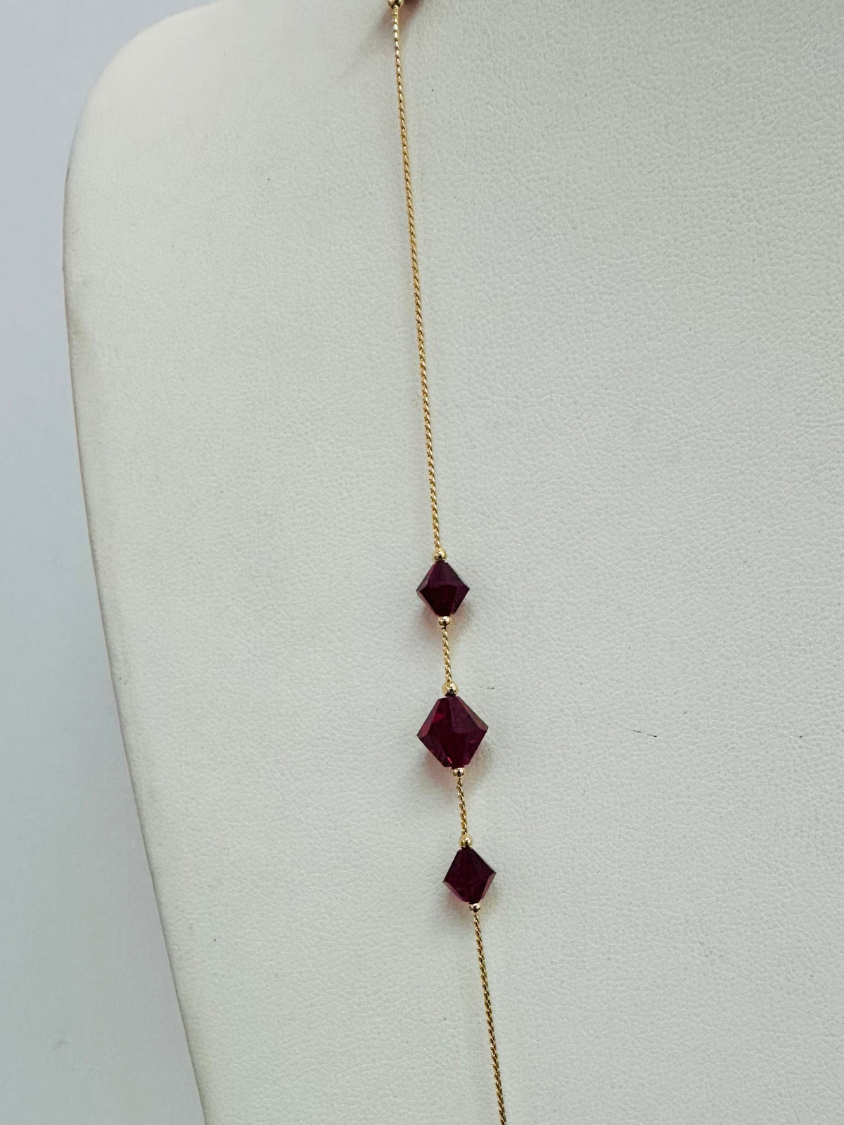 The Bellefontaine Ruby Station Necklace