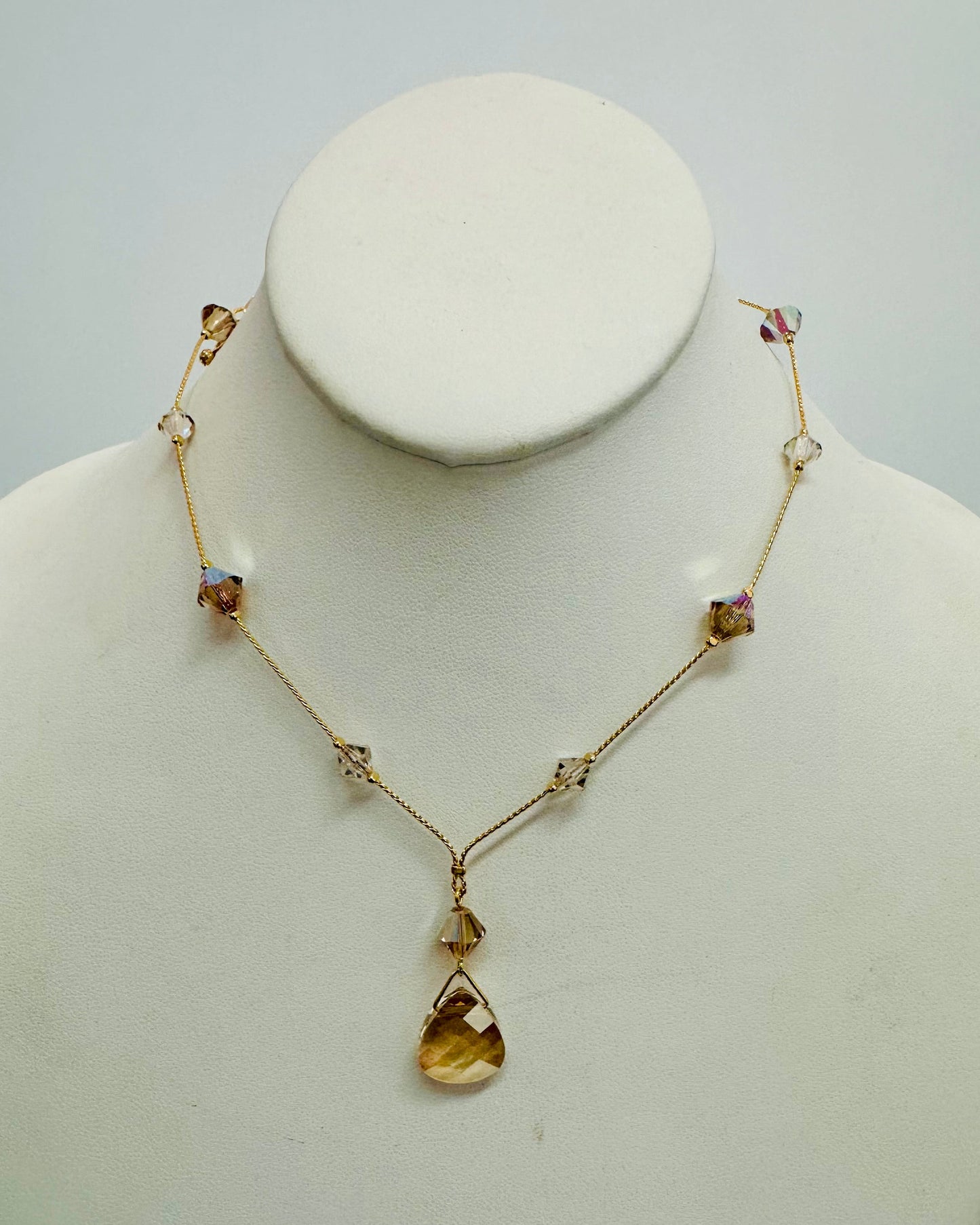 Vintage Narragansett Champagne Drop Necklace