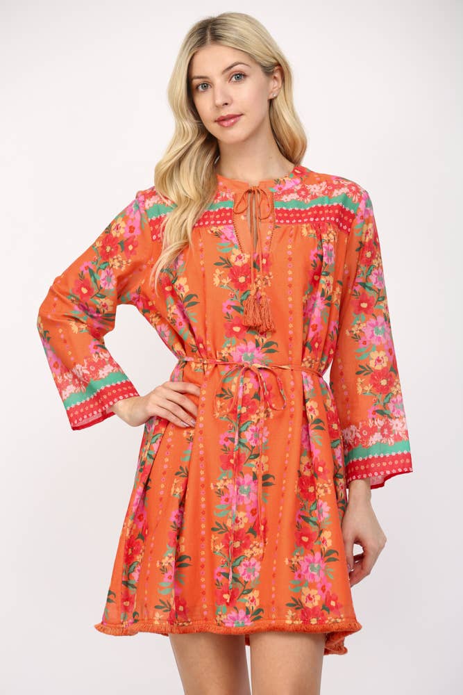 Mini Charming Floral Dress
