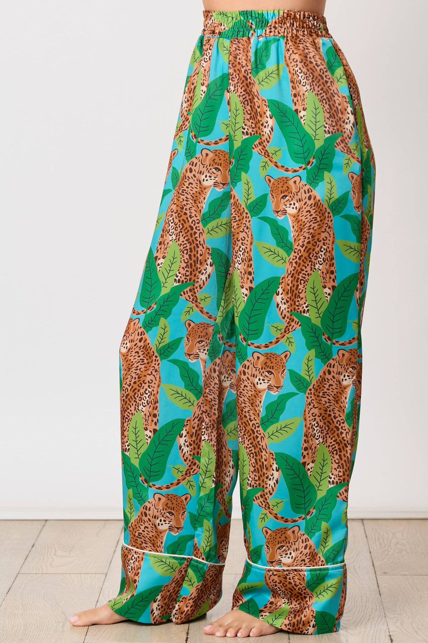 Cheetah Print Pajama Pants