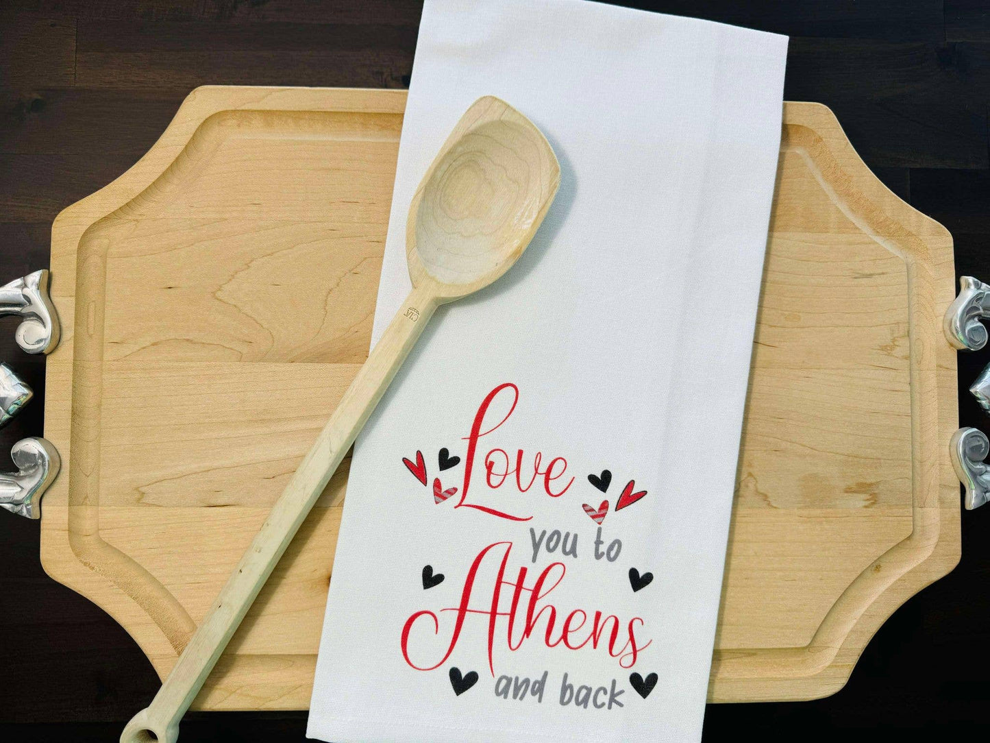 Love Athens Kitchen Towel
