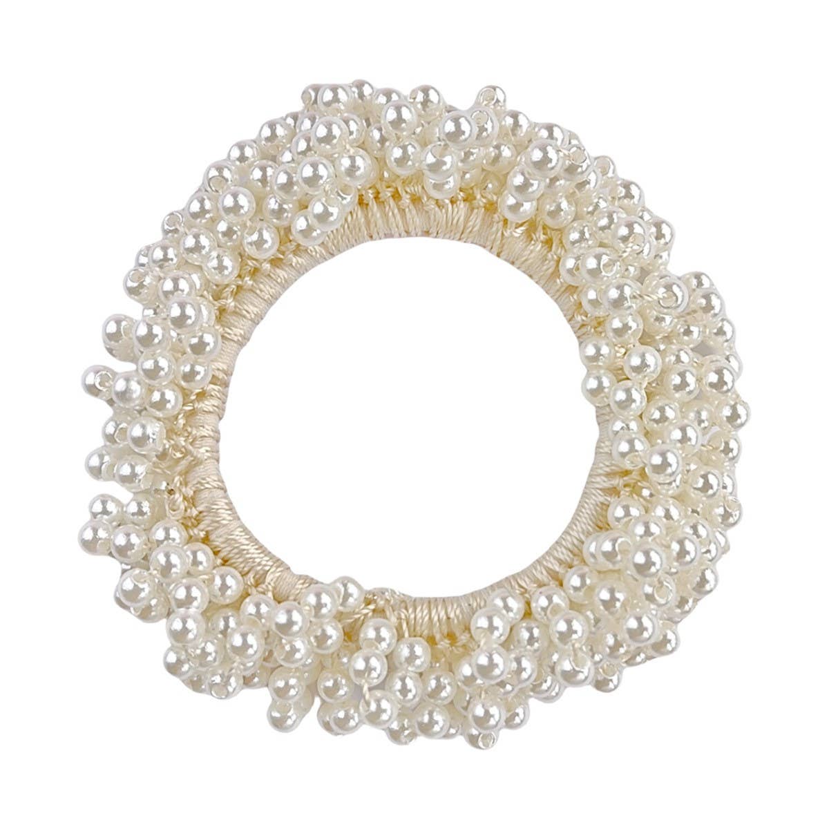 Large Pearl Ponytail Holders