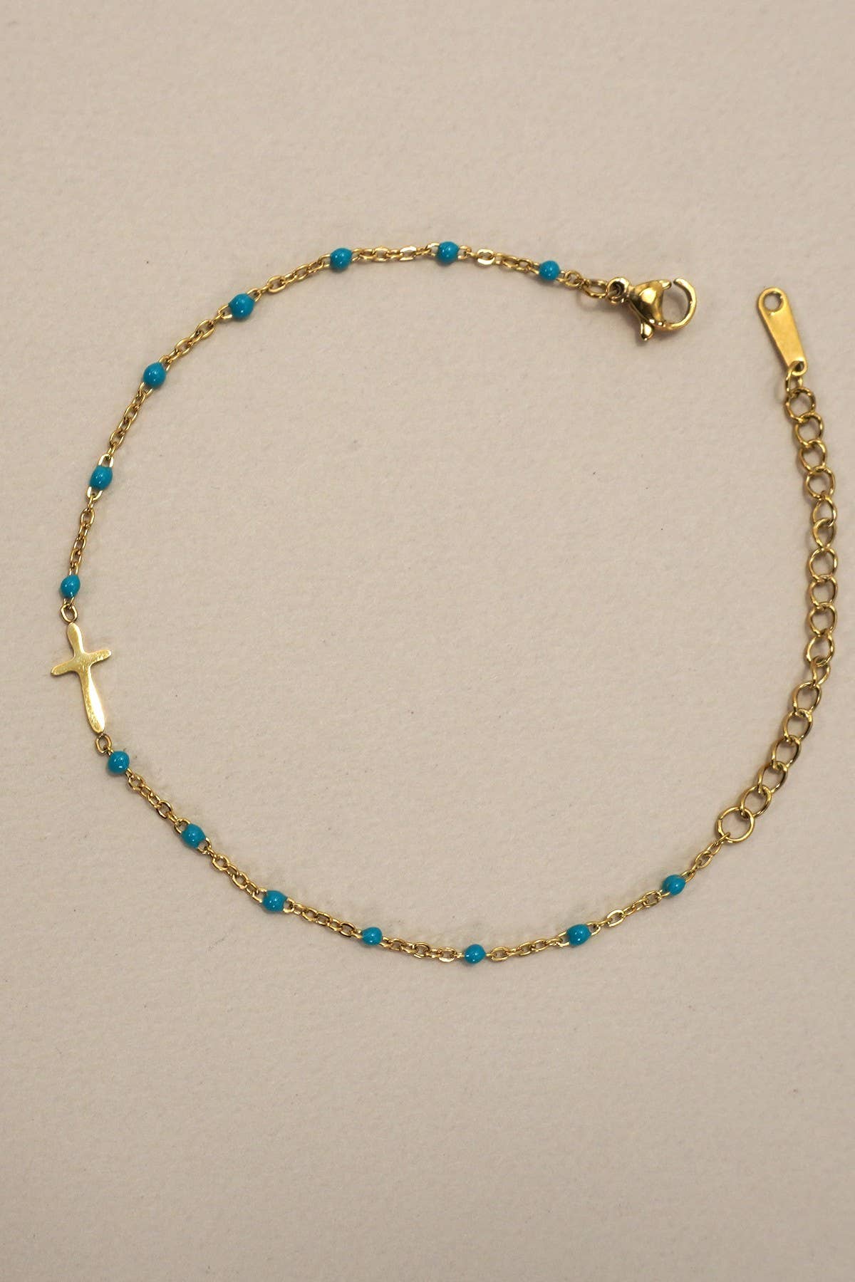Delicate Enamel Cross Bracelets