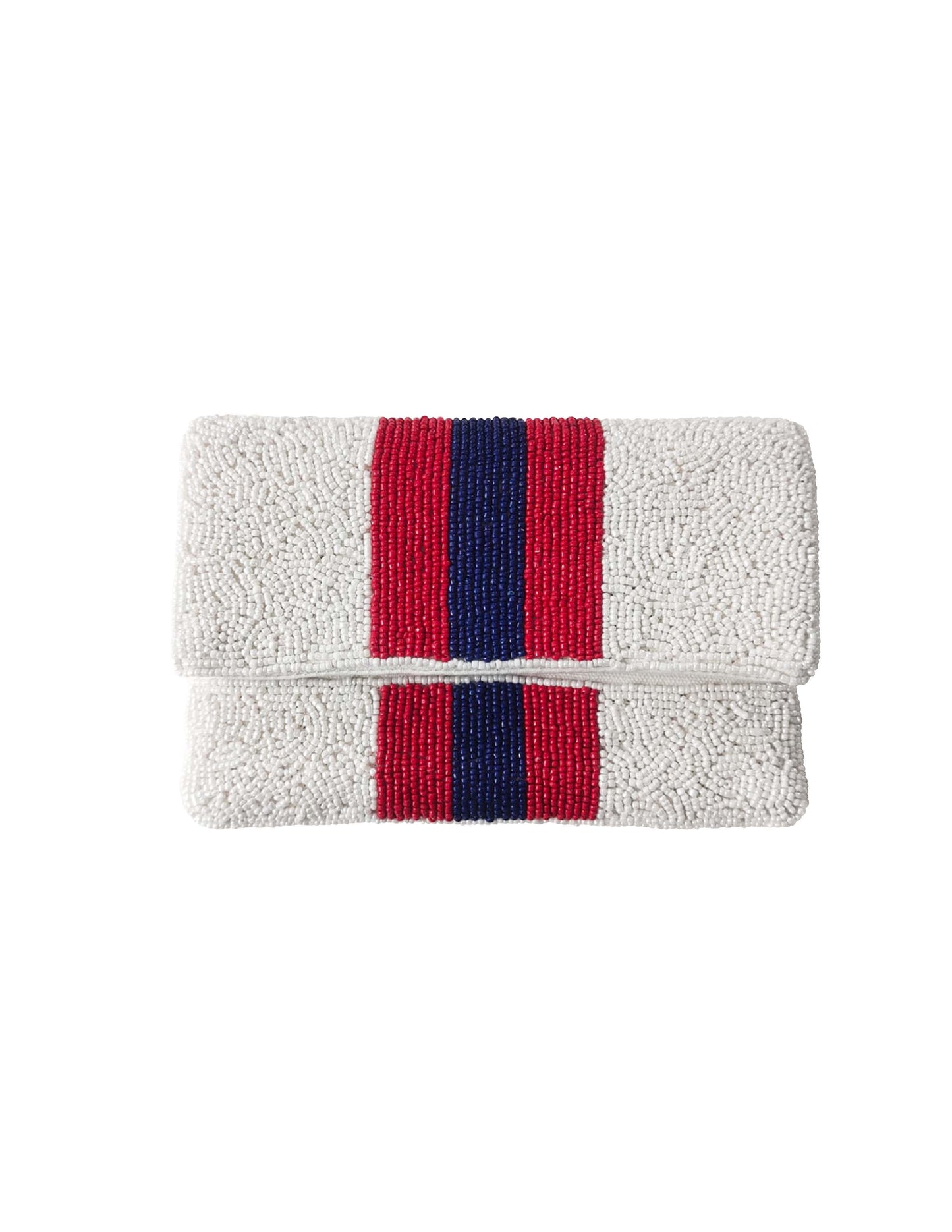 Ole Miss Beaded Clutch