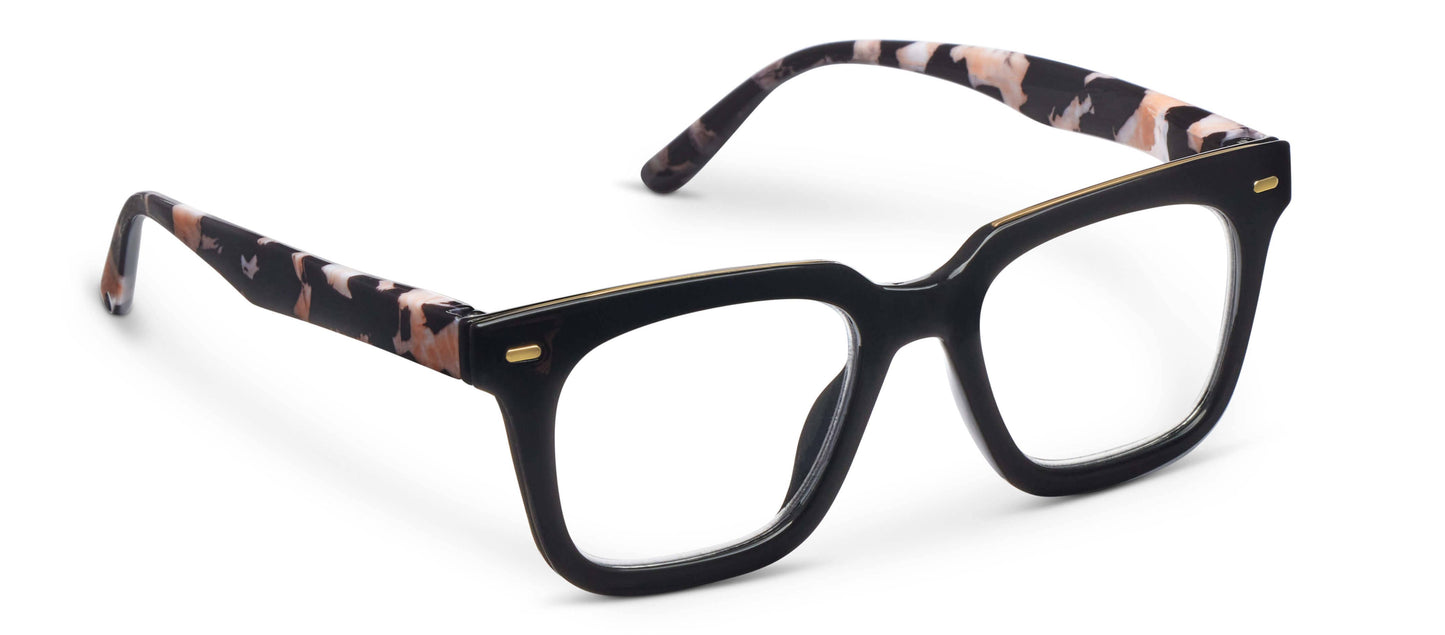 Peepers Starlet Black Marble Readers