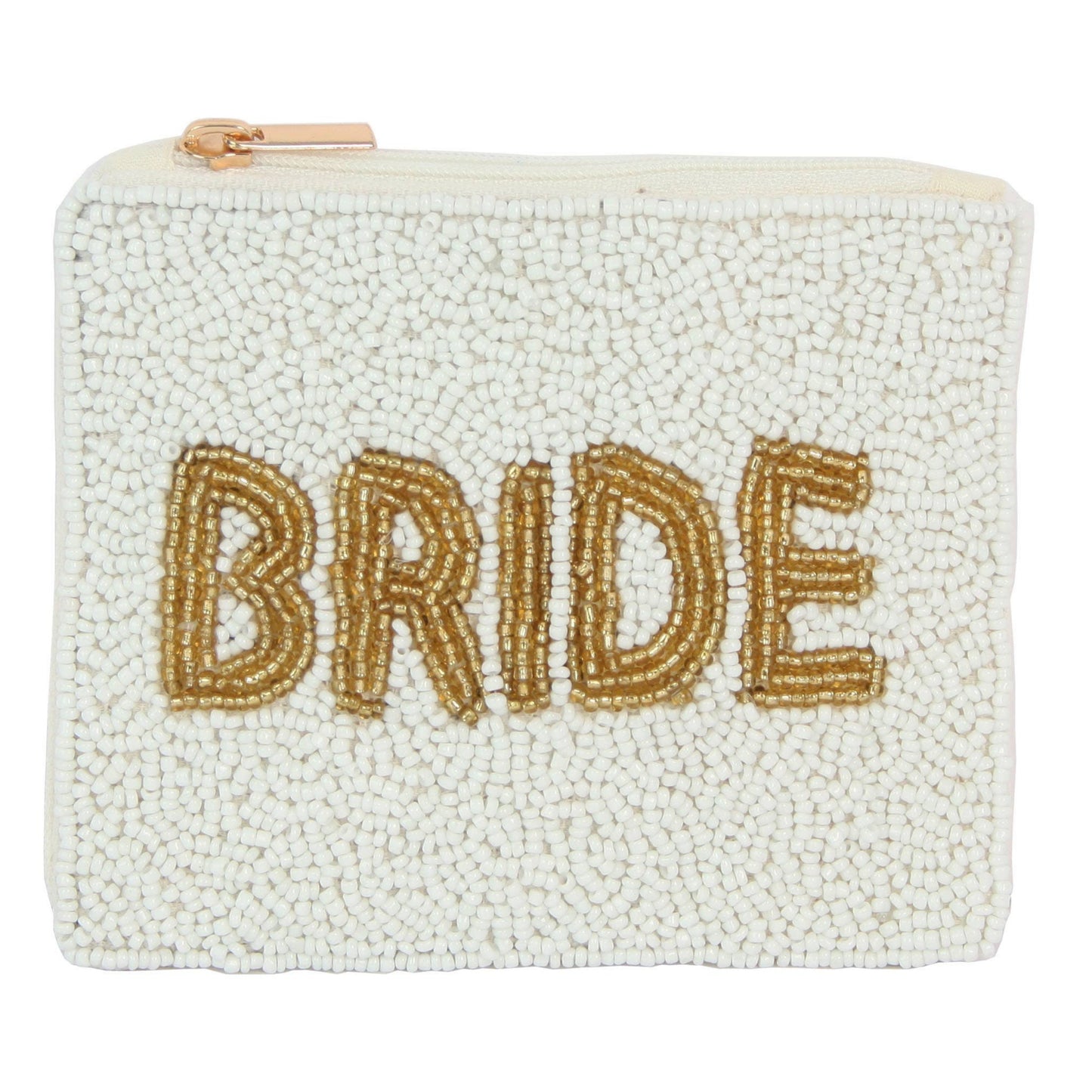 Beaded BRIDE Coin Purse