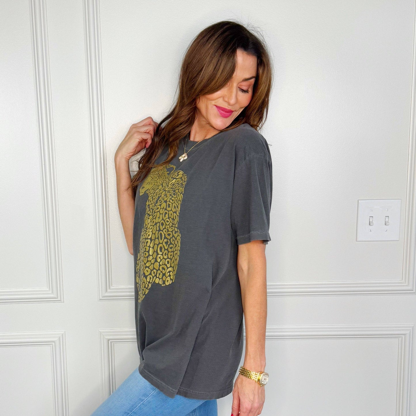 Shimmer Leopard Tshirt