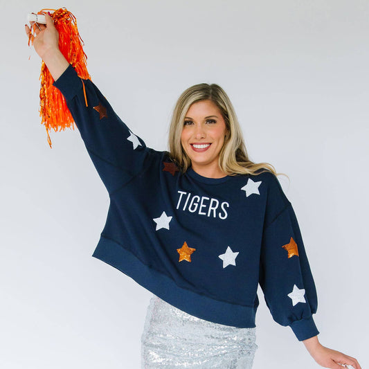 Auburn Millie Navy Sweatshirt