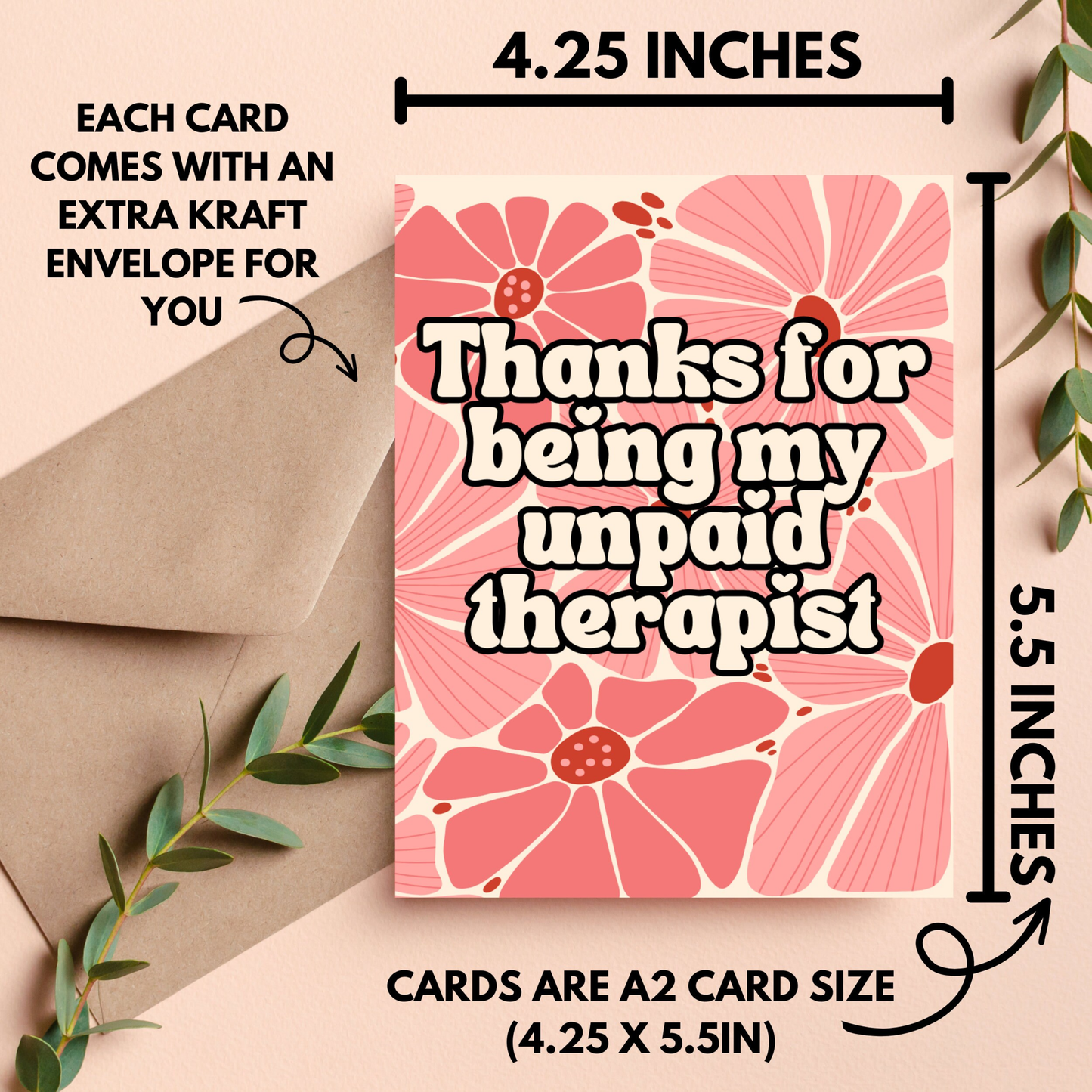 Funny Thank You Card for Friend