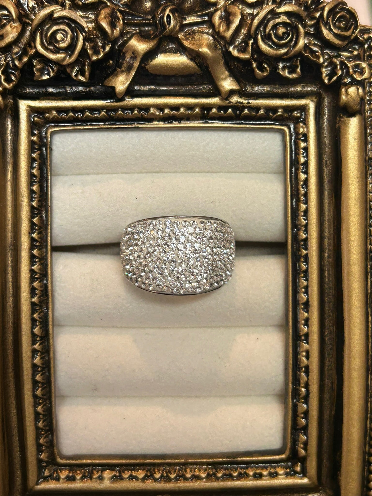 Crystal Dust Luxe Bombé Ring