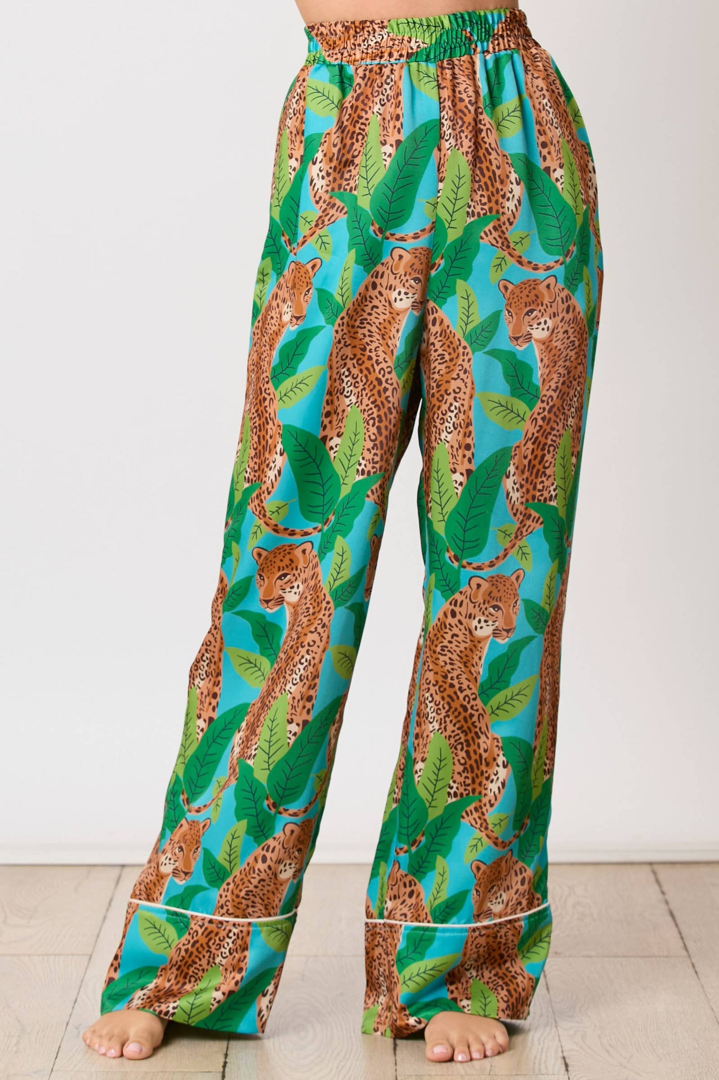 Cheetah Print Pajama Pants