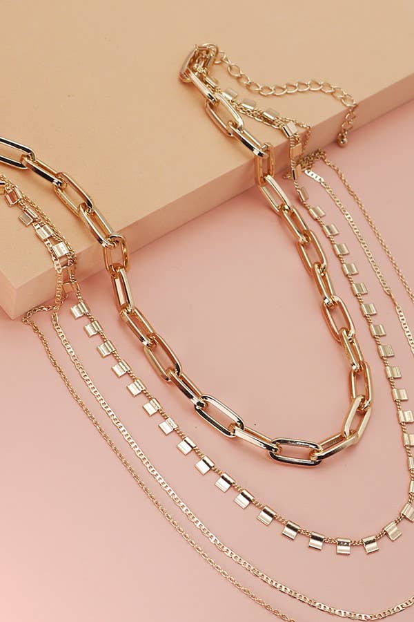 4 Layer Chunky Necklace
