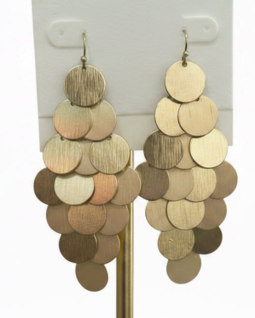 The Liquid Gold Cascade Earrings