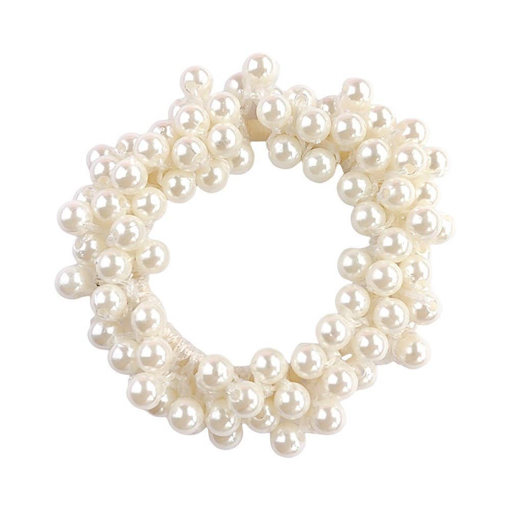 Pearl Ponytail Holders