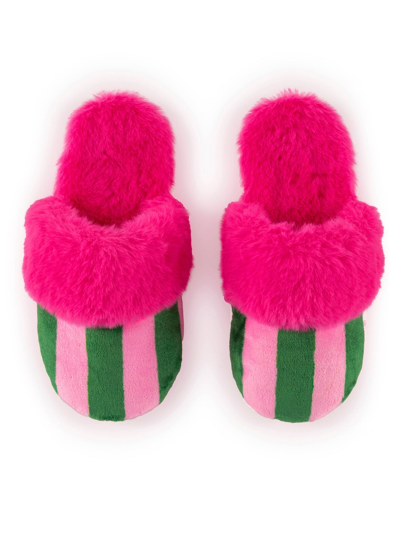 Felicity Stripe Pink Slippers