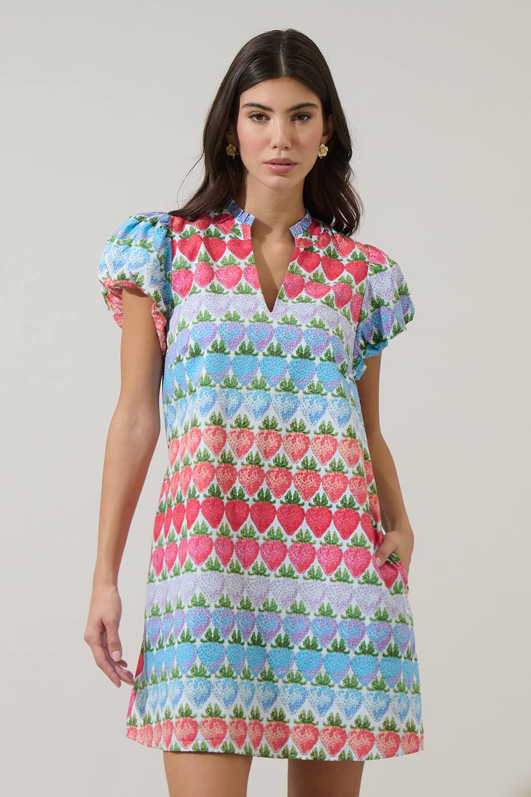Berry Burst Orela Shift Mini Dress