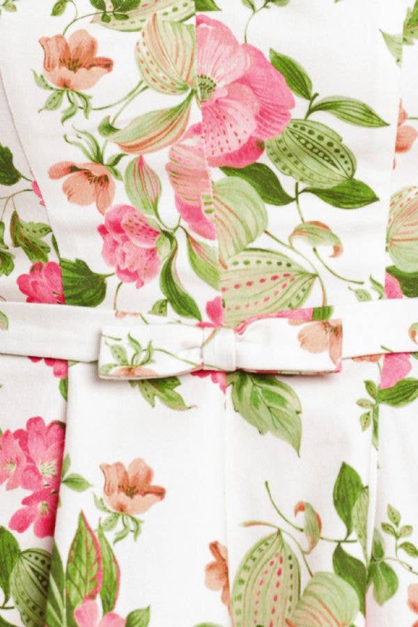 Flower Garden Peplum Top