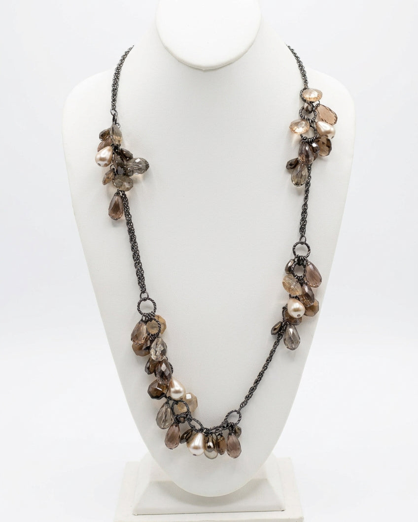 Woodland Cluster Longline Station Necklace