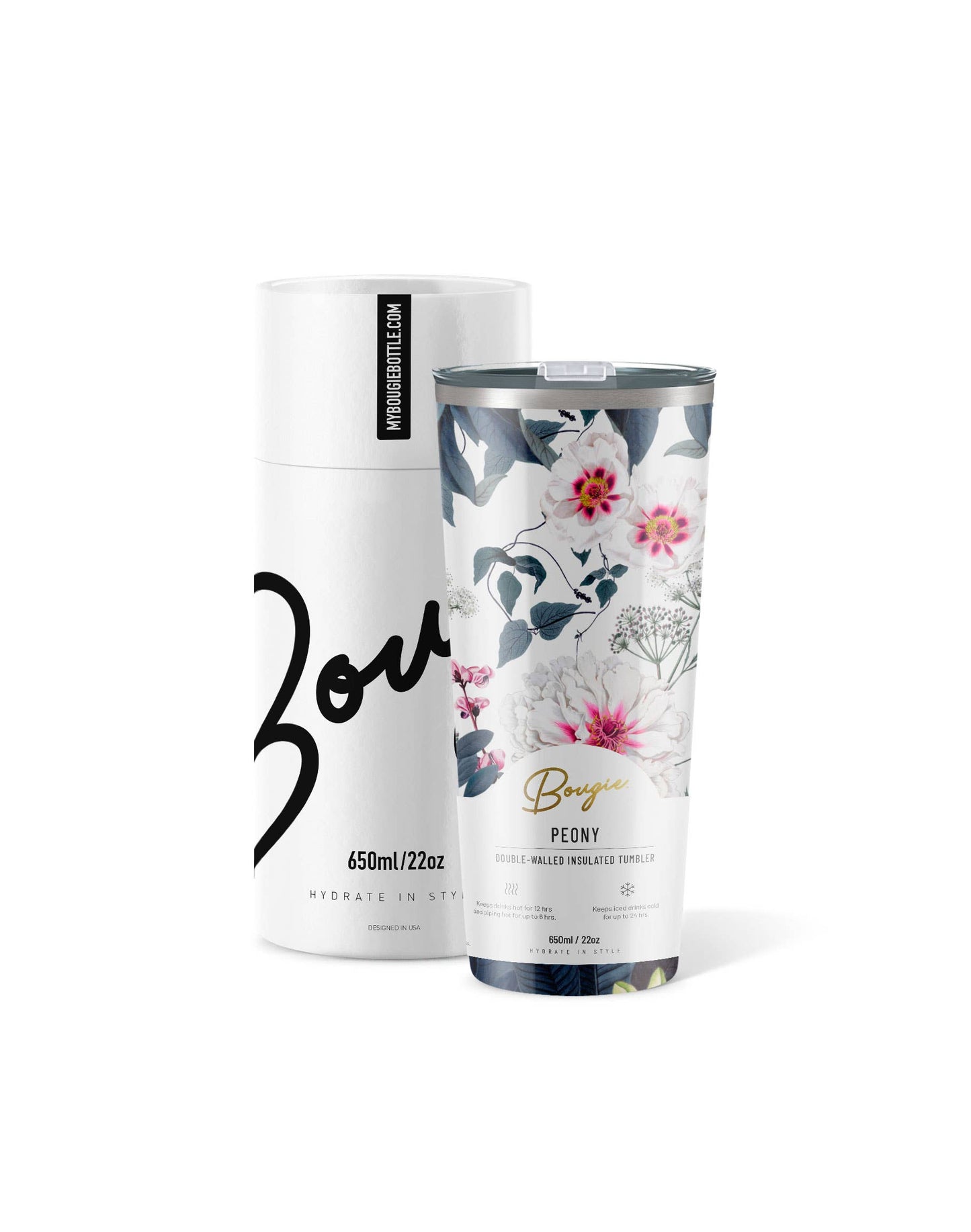 Bougie PEONY Insulated Tumbler